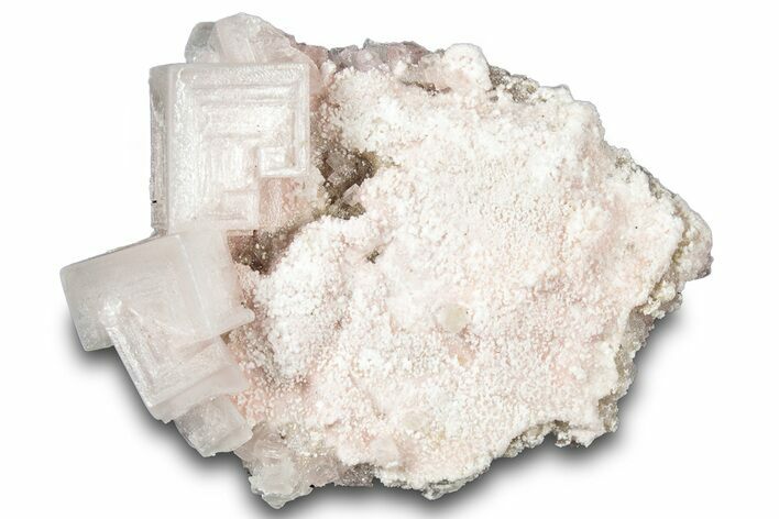 Pink Halite Crystal Cluster - Trona, California #314177